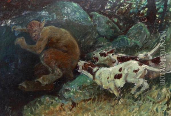 In Danger Oil Painting - Arthur Heyer
