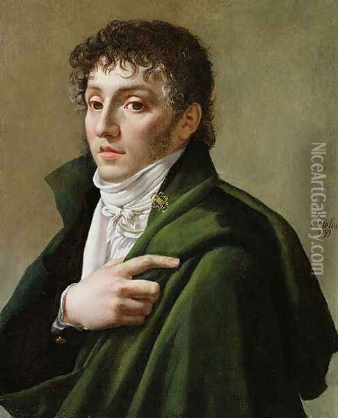 Portrait of Etienne Henri Mehul 1763-1817 Oil Painting - Antoine-Jean Gros