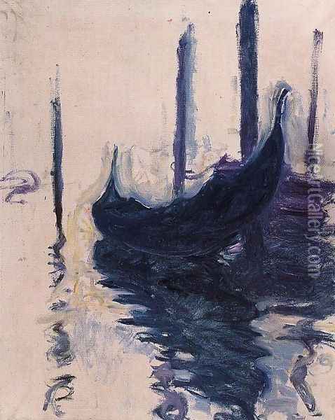 Gondola In Venice Oil Painting - Claude Oscar Monet