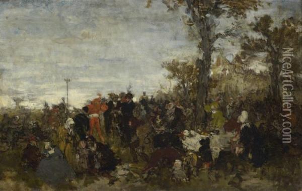 Munchner Kunstlerfest. Oil Painting - Wilhelm Von Diez