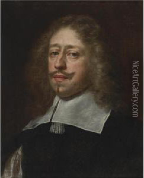 Portrait Of Mattias Di Cosimo Ii De' Medici Oil Painting - Justus Sustermans