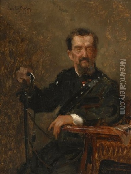 Portrait D'un Officier Oil Painting -  Carolus-Duran