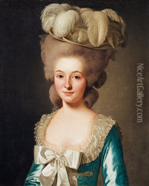 Portrait Of A French Lady, (called 