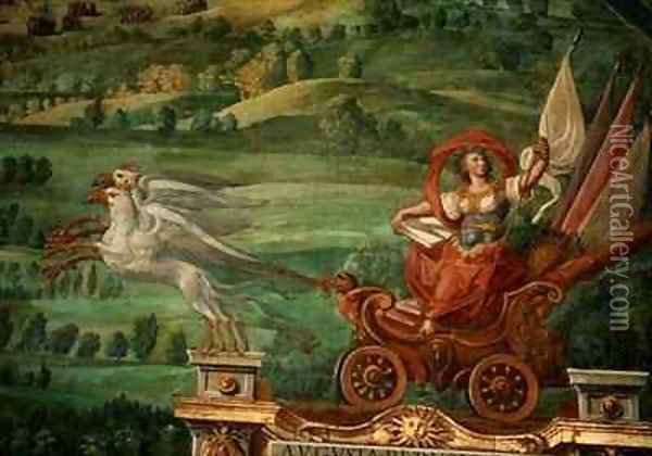 Chariot drawn by griffins Oil Painting - Egnazio Danti