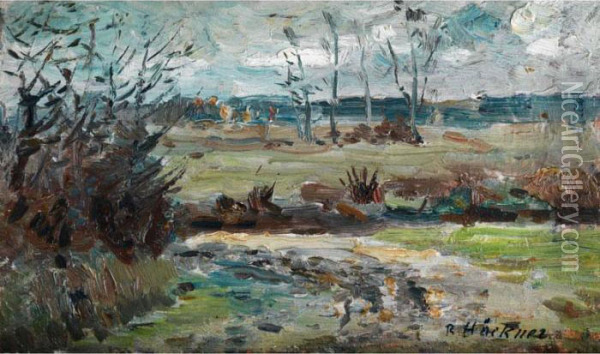 Wedlerau Oil Painting - Rudolf Hockner