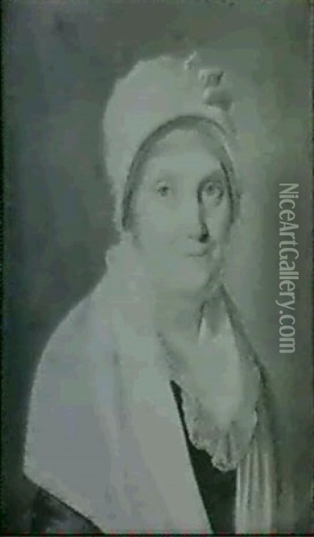 Portrait Presume De La Femme Du Peintre Vincent Oil Painting - Louis Leopold Boilly