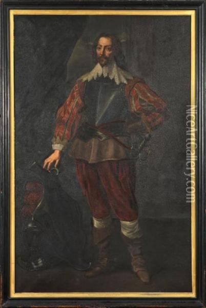 Portrait Of John Chaworth Oil Painting - Sir Anthony Van Dyck