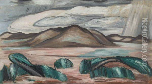 New Mexico Recollection No. 8 Oil Painting - Marsden Hartley