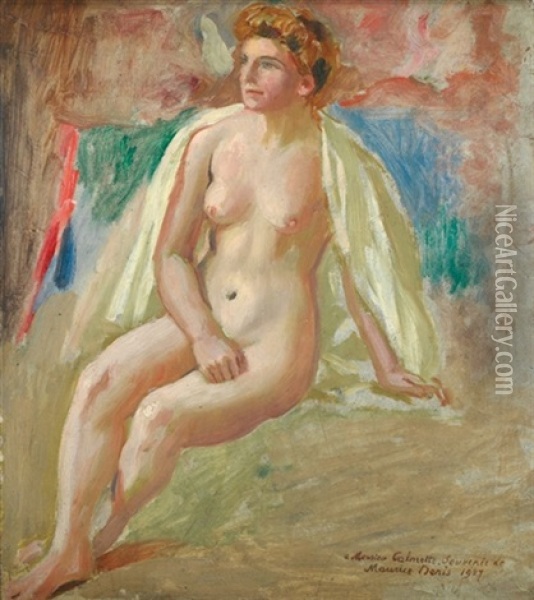 Baigneuse (study) Oil Painting - Maurice Denis