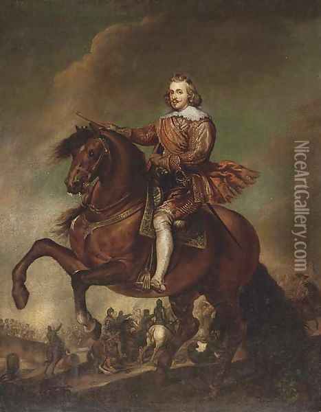 Portrait of Philip IV, on horseback Oil Painting - Sir Peter Paul Rubens