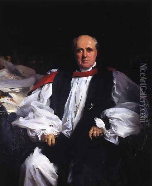 The Archbishop of Canterbury (Randall Thomas Davidson) Oil Painting - John Singer Sargent