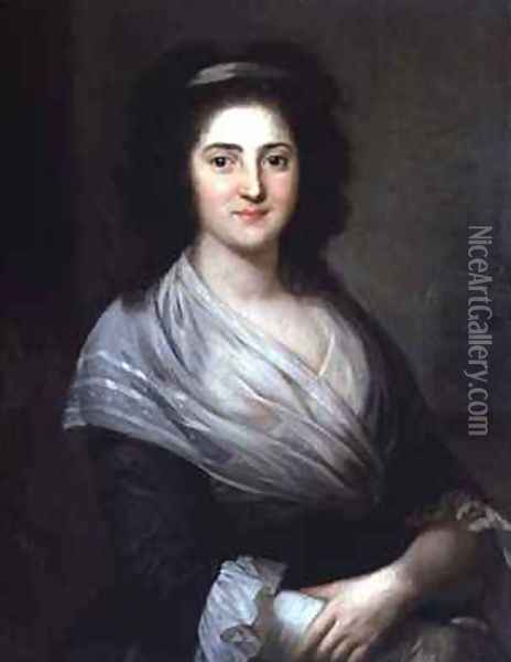 Portrait of Henrietta Herz 1764-1847 Oil Painting - Anton Graff