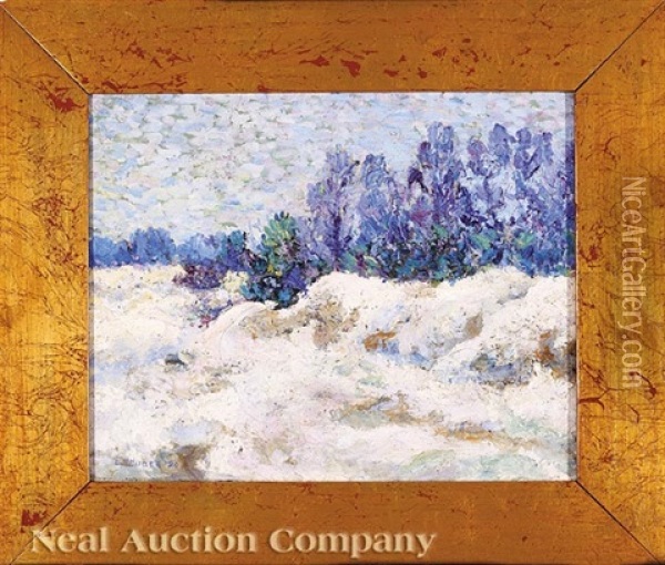 Winter Landscape Oil Painting - Emily Hamilton Huger