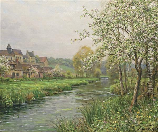 Apple Blossoms Oil Painting - Louis Aston Knight