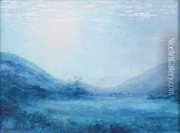 Alaskan View Oil Painting - Leonard Moore Davis