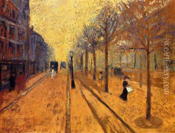 Avenue de Neuilly Oil Painting - Paul Serusier