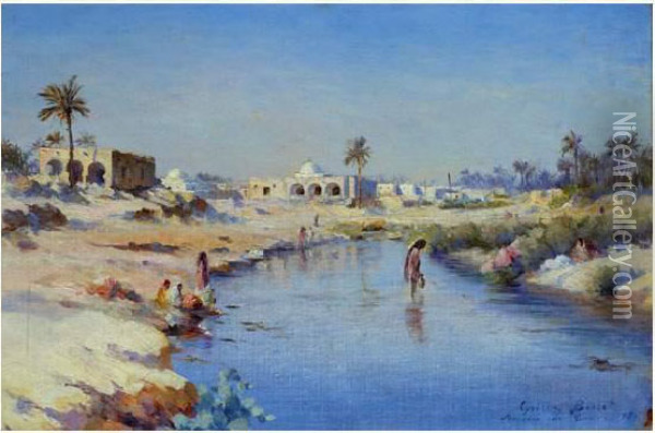 Paysage De Tunisie Oil Painting - Cyrille Besset