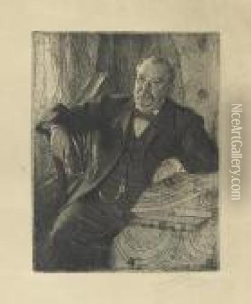 Grover Cleveland I Oil Painting - Anders Zorn