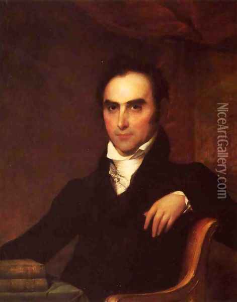 Daniel Webster Oil Painting - Gilbert Stuart