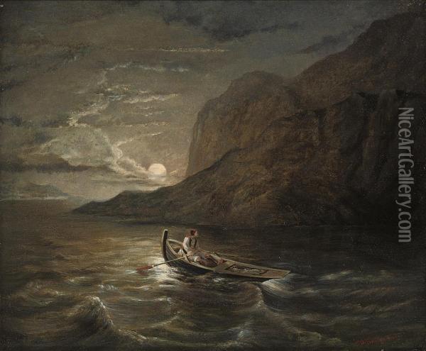 The Greek Fisherman Oil Painting - William Buckley