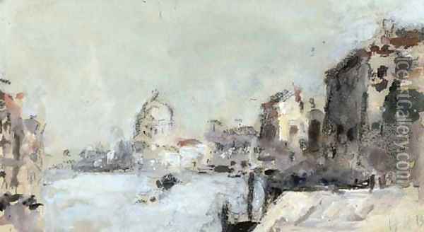 The Grand Canal, Venice 2 Oil Painting - Hercules Brabazon Brabazon