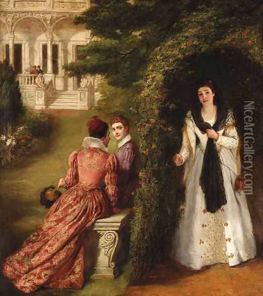 Surprise Oil Painting - William Powell Frith