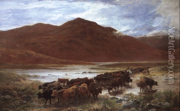The Ford Oil Painting - Henry Garland