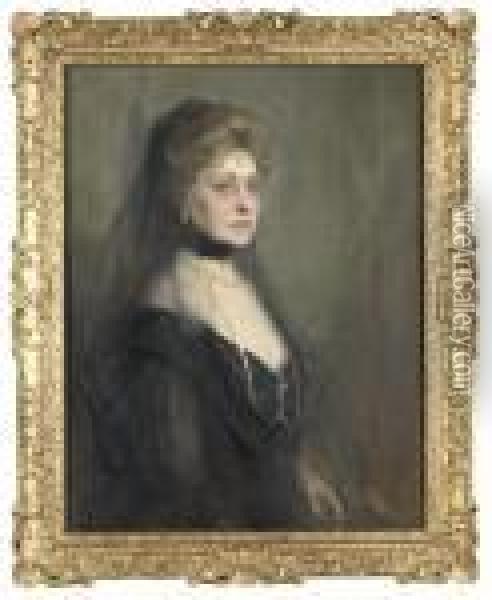 The Duchess Of Argyll Oil Painting - Philip Alexius De Laszlo