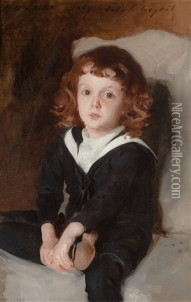 Portrait Of Nathaniel Amory Oil Painting - John Singer Sargent