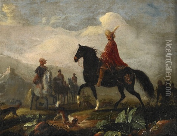 Polsk Ryttare Oil Painting - Adriaen Cornelisz Beeldemaker