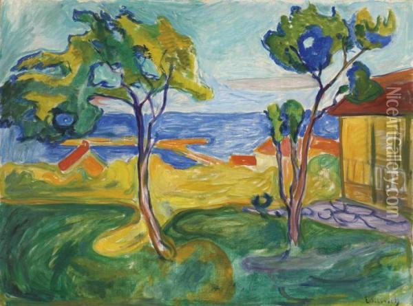 Hagen I Asgardstrand Oil Painting - Edvard Munch