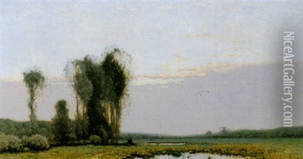 In The Fields Oil Painting - Cornelis Kuypers