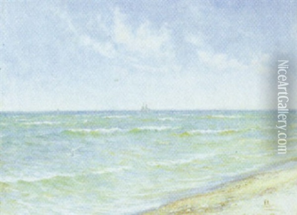 Hojen, Gl. Skagen 1916 Oil Painting - Frederik Lange