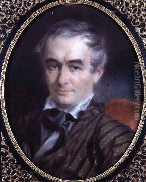 Portrait of Prosper Merimee 1803-70 1853 Oil Painting - Simon Jacques Rochard