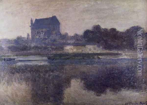 The Church Of Vernon In The Mist Oil Painting - Claude Oscar Monet