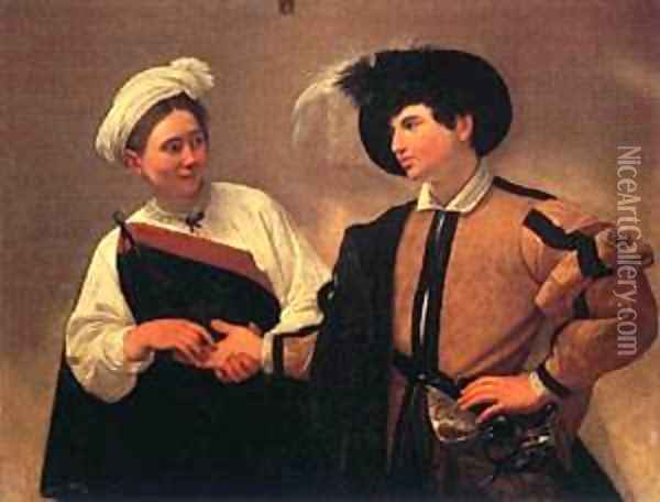 The Fortune Teller1 Oil Painting - Michelangelo Merisi Da Caravaggio