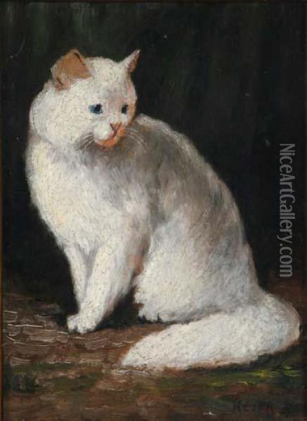 Bildnis Einer Katze Oil Painting - Arthur Heyer