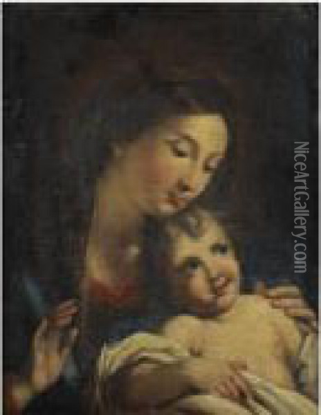 The Madonna And Child Oil Painting - Carlo Maratta or Maratti