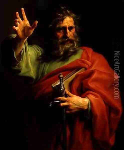 St Paul Oil Painting - Pompeo Gerolamo Batoni