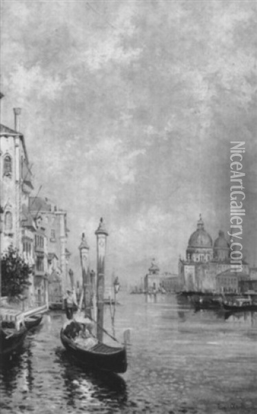 Venice Oil Painting - Eugene Claude