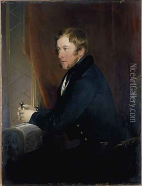 Portrait of William Spencer Cavendish Oil Painting - Sir Edwin Henry Landseer