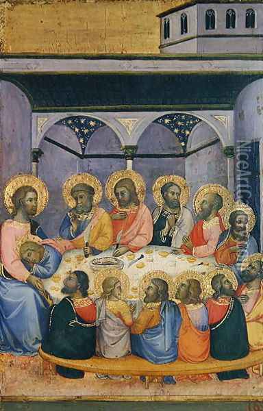 The Last Supper, c.1420 Oil Painting - Andrea Di Bartolo