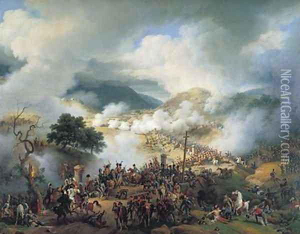 Battle of Somosierra Oil Painting - Louis Lejeune