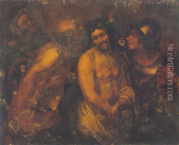 The Mocking Of Christ Oil Painting - Gerard Seghers