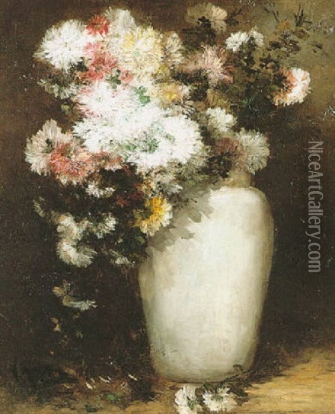 Le Grand Bouquet Oil Painting - Alfred Rouby