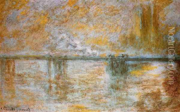 Charing Cross Bridge III Oil Painting - Claude Oscar Monet