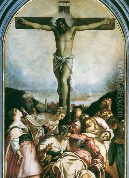 Crucifixion 2 Oil Painting - Jacopo Tintoretto (Robusti)
