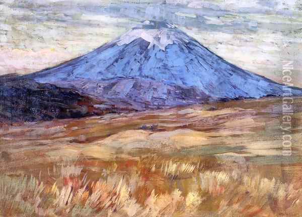 Mount Hood 1917 Oil Painting - Arthur Wesley Dow