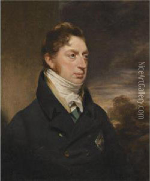 Portrait Of Charles Brudenell-bruce Oil Painting - Sir William Beechey