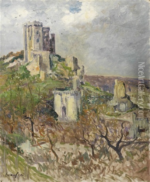 Chateau De Lavardin Oil Painting - Maxime Maufra
